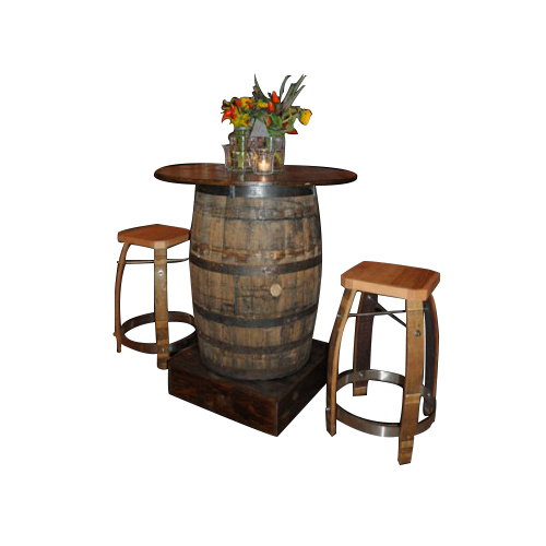 Barrel High Boy Table Rental
